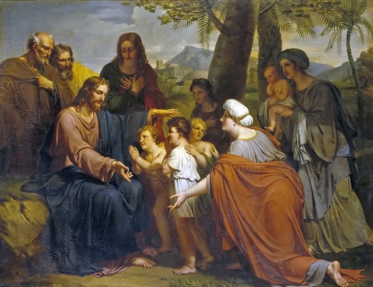 Antoine Ansiaux - Christ Blessing the Children 1820